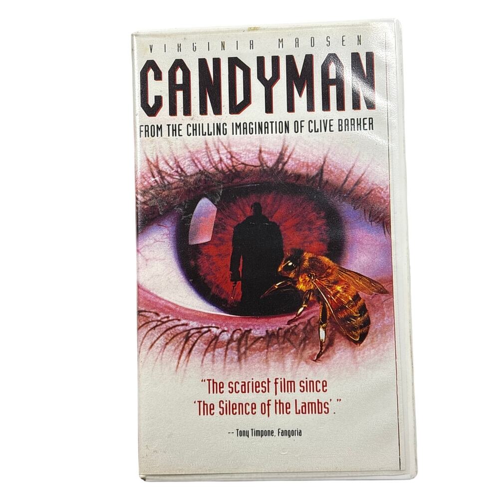 Vtg Candyman 1992 Horror Movie VHS retro ex-rental film Tri-Star